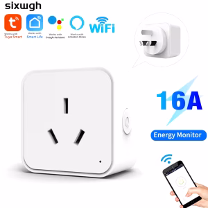 Tuya Smart WiFi Socket Power Outlet AU Plug Wireless Supports Alexa Integration